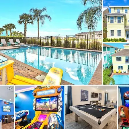 Margarita Manor - 8 Bedroom Pool - Spa Home With Amazing Sunset & Arcade